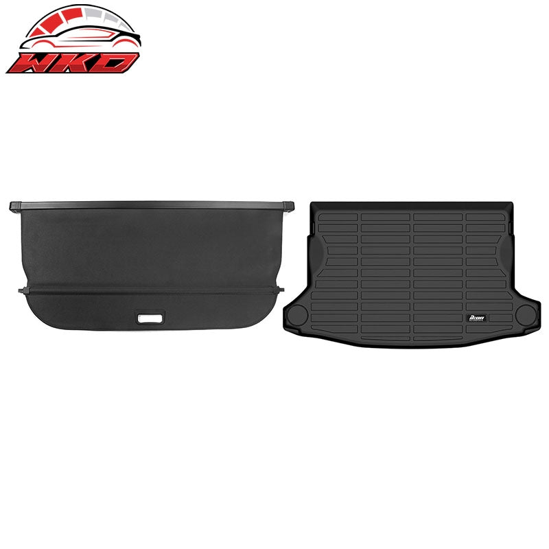 Wholesale 24-26 Subaru Crosstrek 3D TPE Rear Trunk Mat Cargo Liner Pad + Cargo Cover