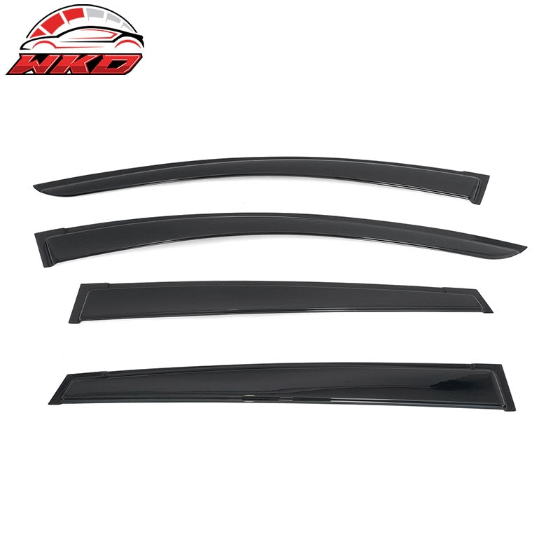 Fits 24-26 Subaru Crosstrek& Impreza Window Visors Smoke Acrylic Deflectors 4PCS