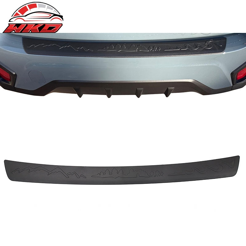 Fits 24-26 Subaru Crosstrek OE Style Rear Bumper Cover Protector Step Plate PP