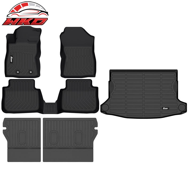 Wholesale 24-26 Subaru Crosstrek TPE All Weather 3D Backrest + Floor + Trunk Mats