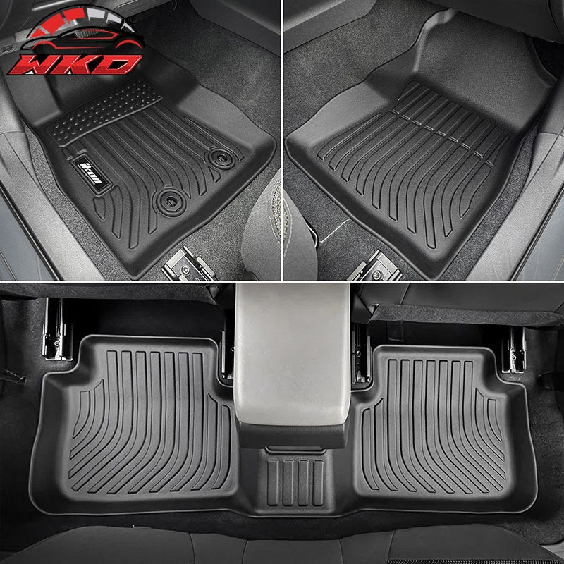 Fits 24-26 Subaru Crosstrek TPE All Weather 3D Backrest + Floor + Trunk Mats