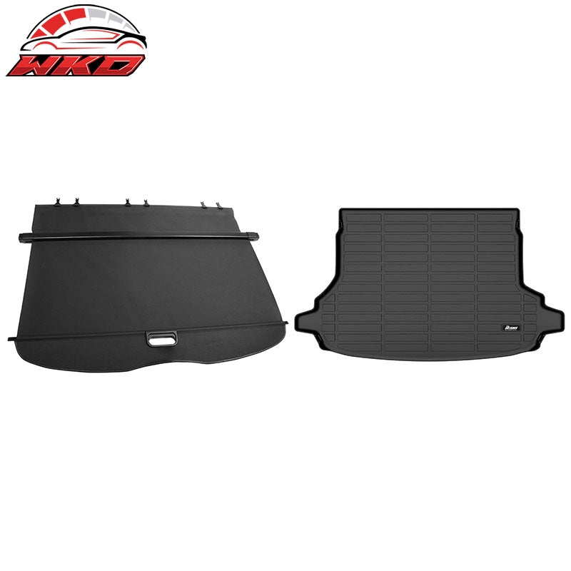 Wholesale 19-24 Subaru Forester 3D Molded TPE Trunk Mat Cargo Liner Pad +Cargo Cover