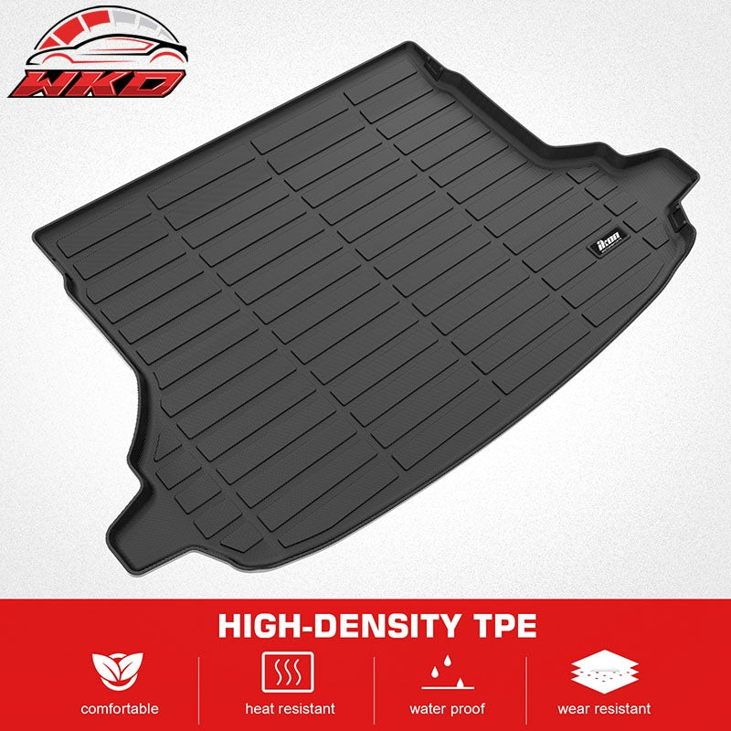 Fits 19-24 Subaru Forester 3D Molded TPE Trunk Mat Cargo Liner Pad +Cargo Cover