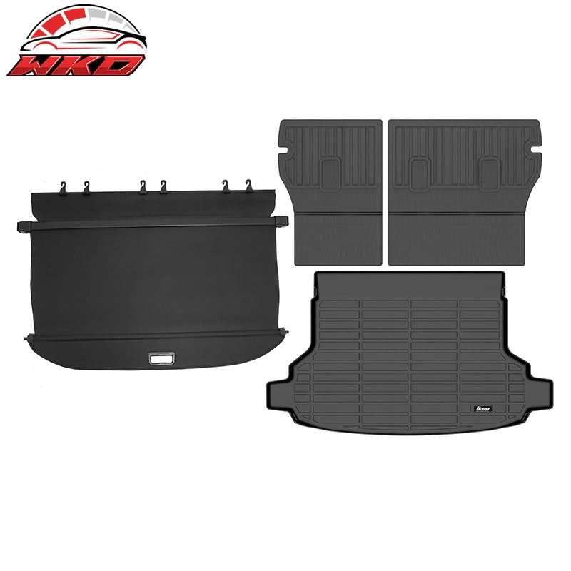 Wholesale 25-26 Subaru Forester Carbon Fiber Texture Cargo Cover + Backrest+Trunk Mat