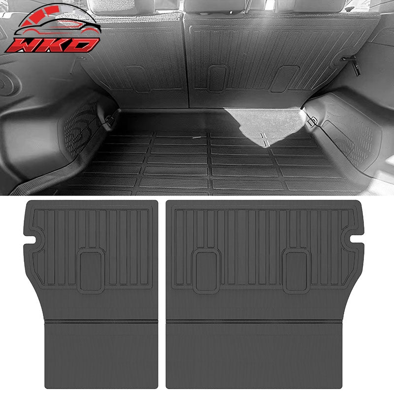 Fits 25-26 Subaru Forester Carbon Fiber Texture Cargo Cover + Backrest+Trunk Mat
