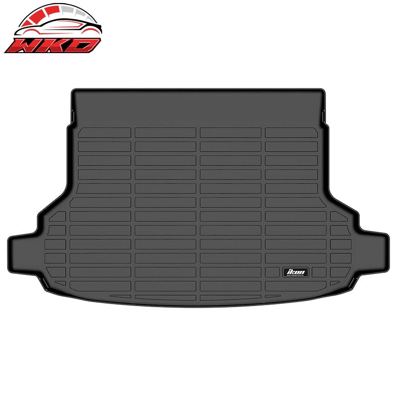 Fits 25-26 Subaru Forester Carbon Fiber Texture Cargo Cover + Backrest+Trunk Mat