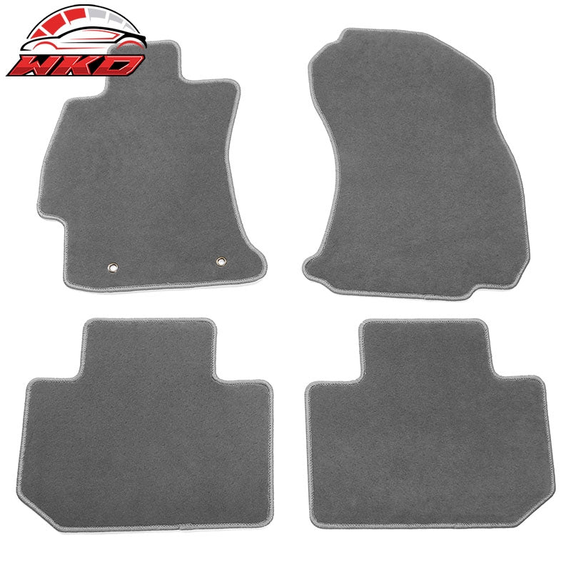 Wholesale 14-18 Subaru Forester 4DR Front & Rear Floor Mats Carpet Nylon 4PCS - Gray
