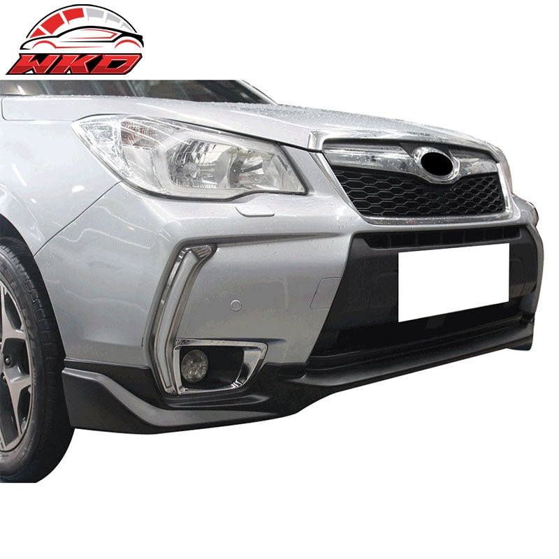 Fits 14-18 Subaru Forester XT Premium Touring OE Style Front Bumper Lip - ABS