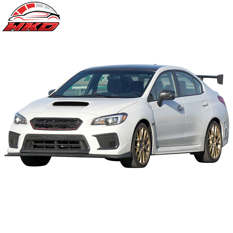 Fits 18-21 Subaru WRX STI Sedan 4-Door Front Bumper Lip Carbon Fiber CF