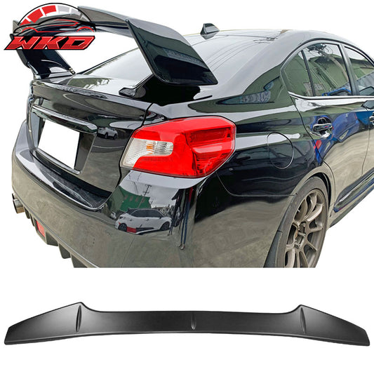 Wholesale 15-21 Subaru WRX STI 4th V2 Style Trunk Add On Gurney Flap Wing Spoiler ABS