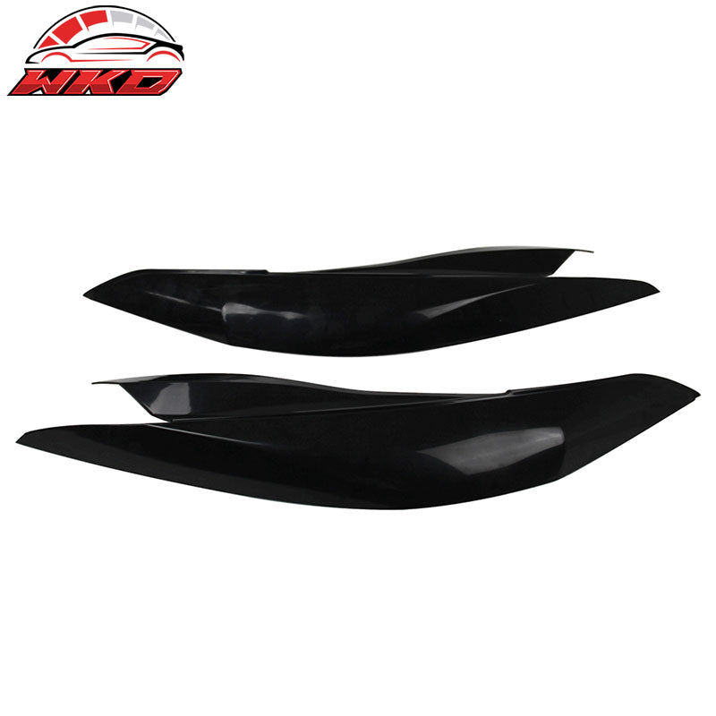 Fits 15-21 Subaru WRX STI IKON Unpainted Headlight Eyelid Eyebrow Cover
