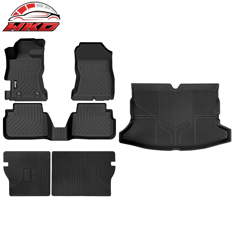 Wholesale 17-23 Subaru Impreza Hatchback Crosstrek TPE Backrest + Floor + Trunk Mats