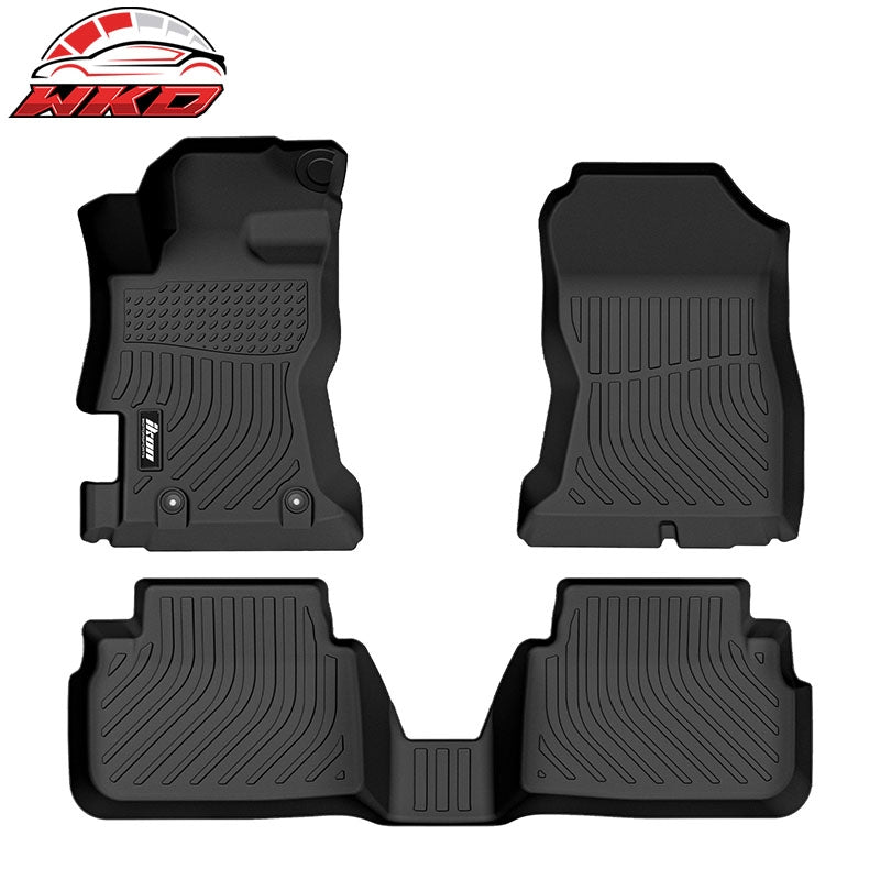 Fits 17-23 Subaru Impreza Hatchback Crosstrek TPE Backrest + Floor + Trunk Mats