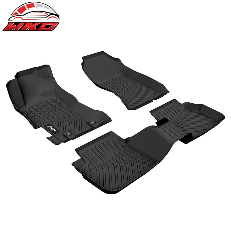 Fits 17-23 Subaru Impreza Hatchback Crosstrek TPE Backrest + Floor + Trunk Mats