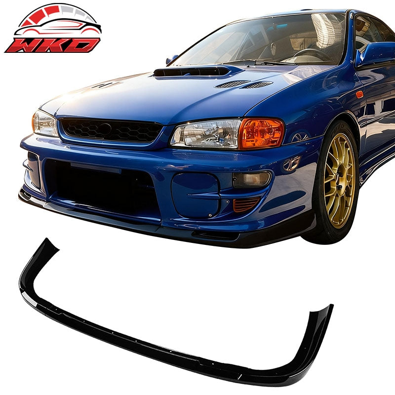 Wholesale For 97-01 Subaru Impreza STI Style Front Bumper Lip Chin Splitter PP Gloss Black - Wikond Auto
