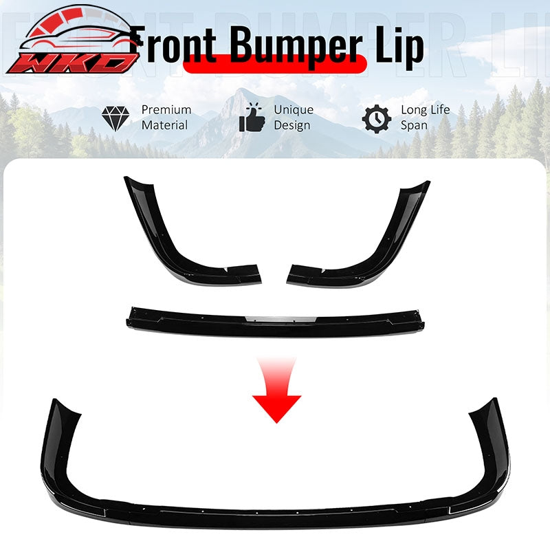 Wholesale For 97-01 Subaru Impreza STI Style Front Bumper Lip Chin Splitter PP Gloss Black - Wikond Auto