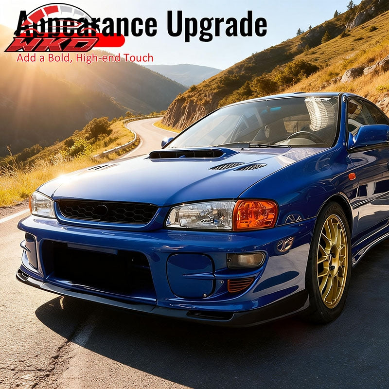 Wholesale For 97-01 Subaru Impreza STI Style Front Bumper Lip Chin Splitter PP Gloss Black - Wikond Auto