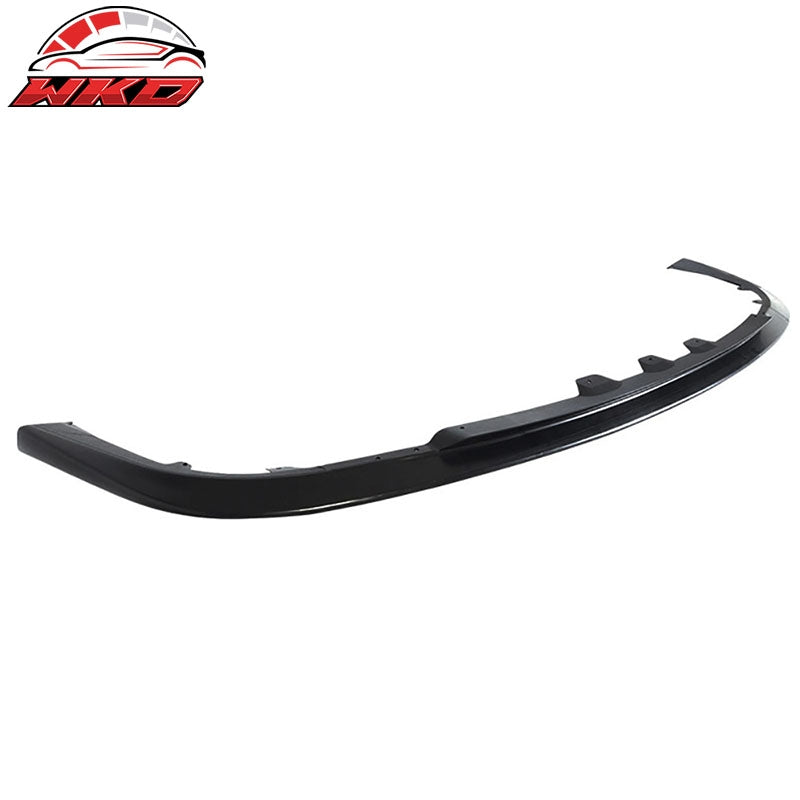 Fits 04-05 Subaru Impreza STI Style Front Bumper Lip Spoiler Unpainted Black PP
