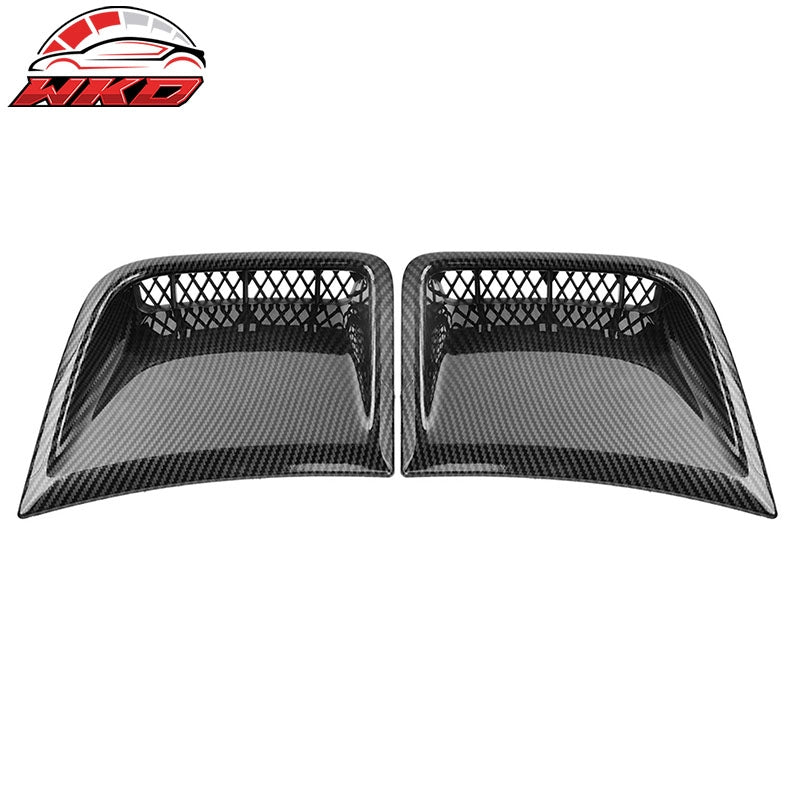 Wholesale 08-14 Subaru Impreza WRX Front Bumper Air Vent Cover Carbon Fiber Print 2PC