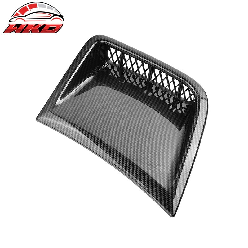 Fits 08-14 Subaru Impreza WRX Front Bumper Air Vent Cover Carbon Fiber Print 2PC