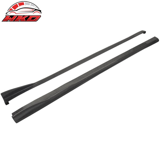 Wholesale 08-14 Subaru Impreza WRX STI CS Style 2PCS Side Skirts Matte Carbon Fiber