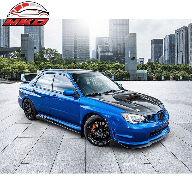 Fits 06-07 Subaru Impreza WRX STI S204 CS2 PP Front Bumper Lip Body Kit