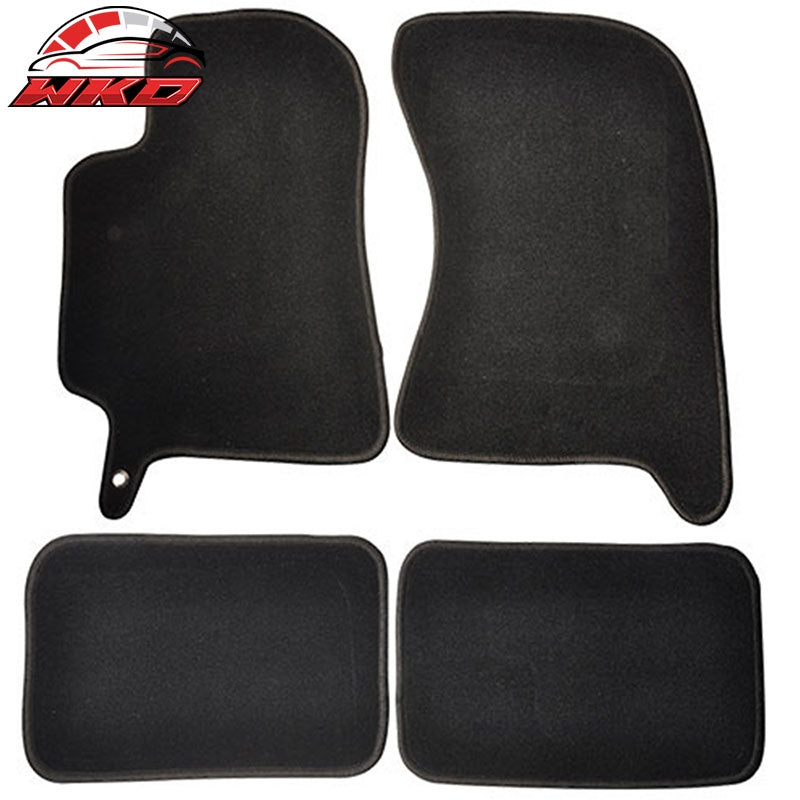 Wholesale 02-07 Subaru Impreza WRX STI Floor Mats Front Rear Nylon Black Carpet 4PC