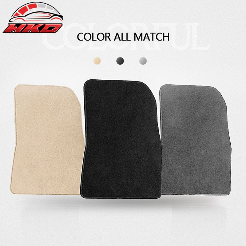 Fits 02-07 Subaru Impreza WRX STI Floor Mats Front Rear Nylon Black Carpet 4PC