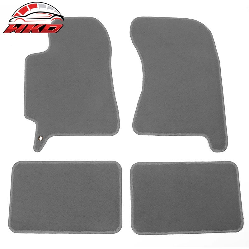 Wholesale 02-07 Subaru Impreza WRX STI Floor Mats Front Rear Nylon Gray Carpet 4PC