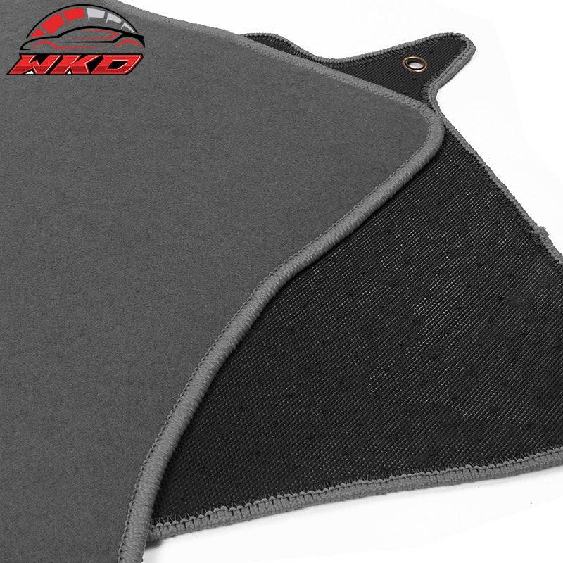 Fits 02-07 Subaru Impreza WRX STI Floor Mats Front Rear Nylon Gray Carpet 4PC