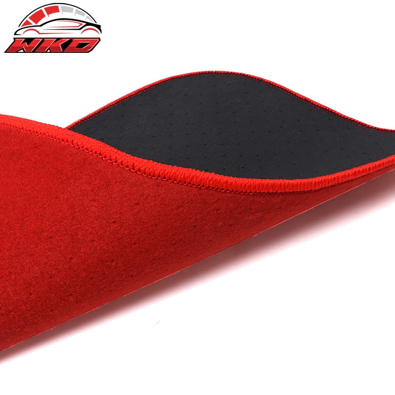 Fits 02-07 Subaru Impreza WRX STI Floor Mats Front Rear Nylon Red Carpet 4PC Set