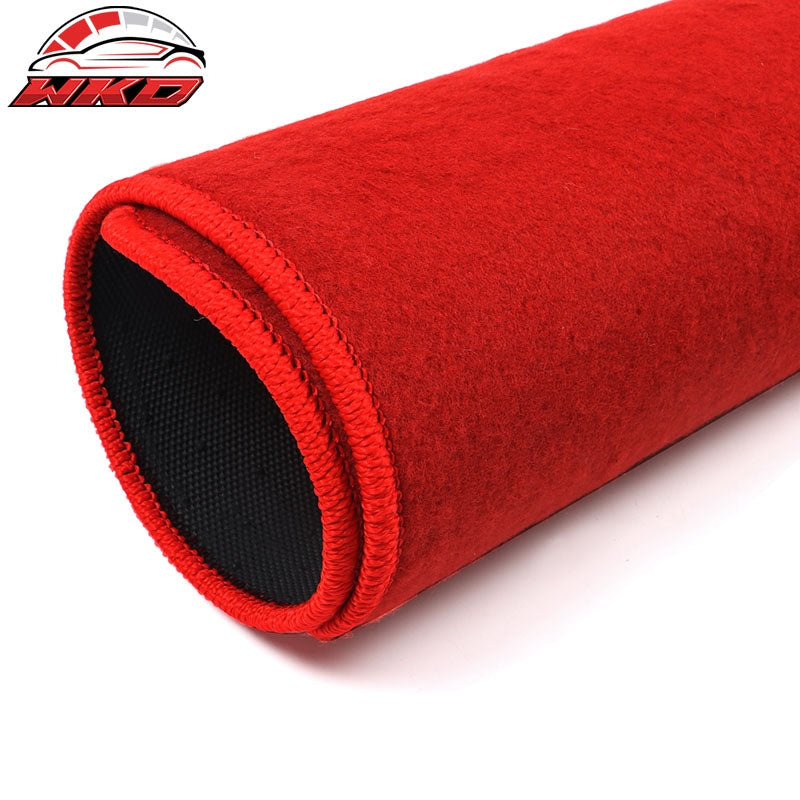 Fits 02-07 Subaru Impreza WRX STI Floor Mats Front Rear Nylon Red Carpet 4PC Set