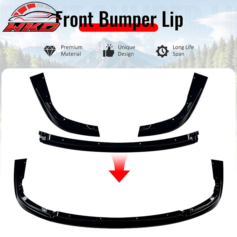 Wholesale 04-05 Subaru Impreza WRX STI Front Bumper Lip Chin Splitter PP Gloss Black - Wikond Auto