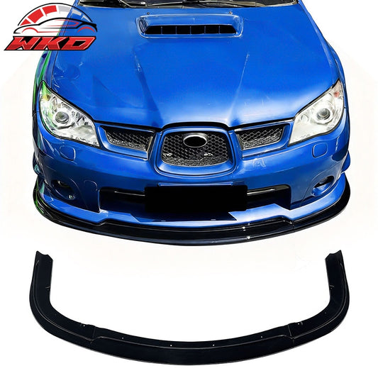Wholesale 06-07 Subaru Impreza WRX STI Front Bumper Lip Chin Splitter PP Gloss Black