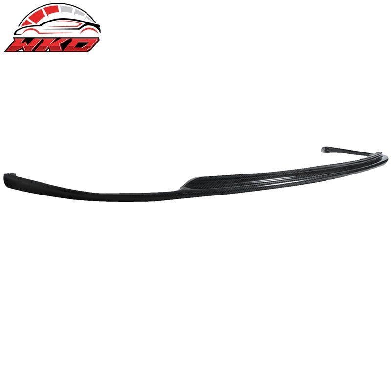 Fits 08-10 Subaru Impreza WRX STI Front Bumper Lip Spoiler - Matte Carbon Fiber
