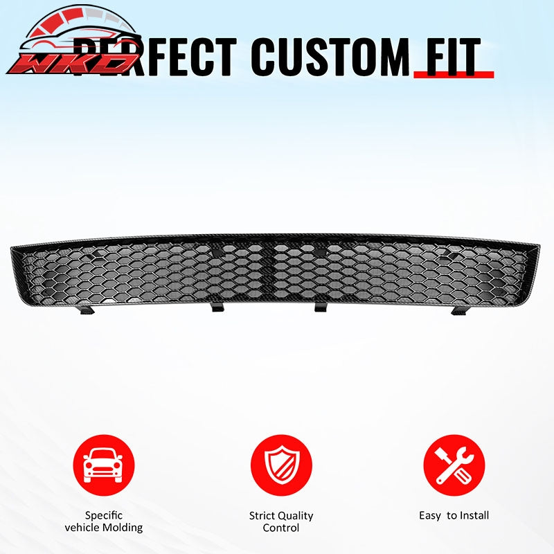 Fits 08-10 Subaru Impreza WRX STI Honeycomb Style Lower Grille Carbon Fiber Look