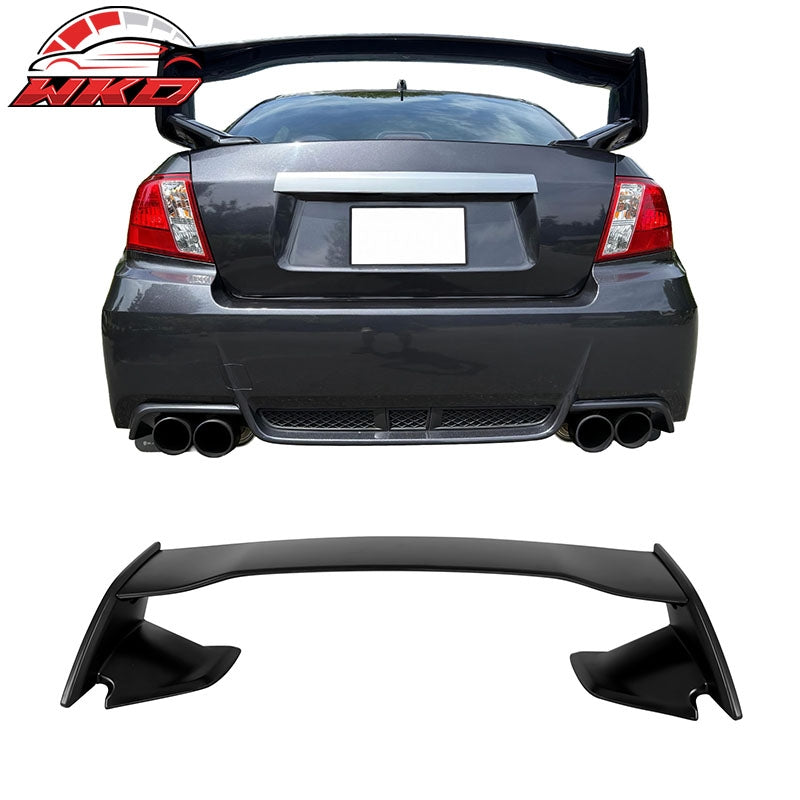Wholesale 08-14 Subaru Impreza WRX STI Style Rear Trunk Spoiler Wing Primer Black 5PC