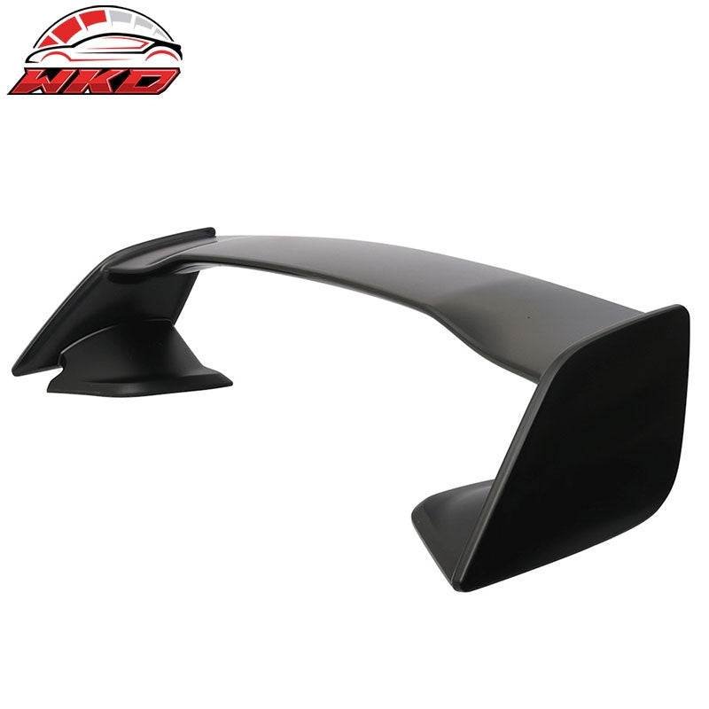 Fits 12-16 Impreza & 15-21 WRX STI Style 3PCS Rear Trunk Spoiler Unpainted Black