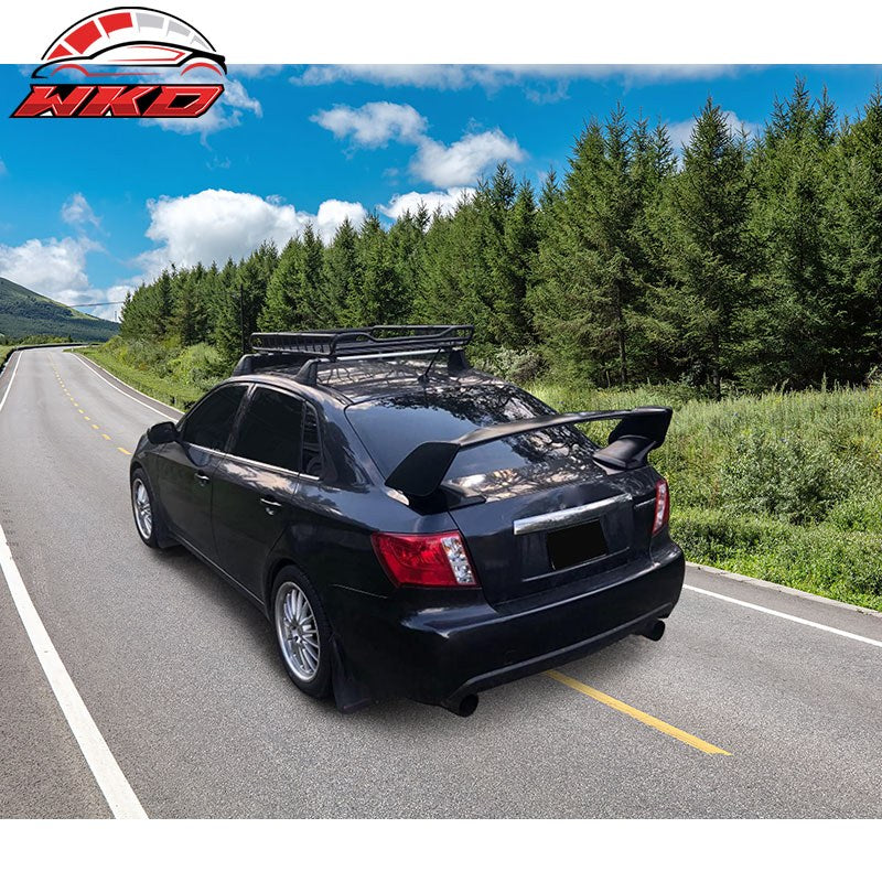 Fits 08-14 Subaru Impreza WRX STI Style Rear Trunk Spoiler Wing Unpainted 3PCS