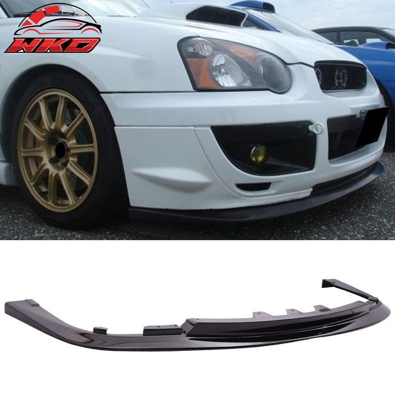Wholesale 04-05 Subaru Impreza WRX STI V-Limited Gloss Black Front Bumper Lip Spoiler