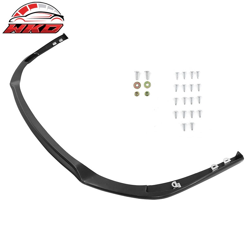 Fits 11-14 Subaru Impreza WRX STI V-Limited Style Front Bumper Lip Gloss Black