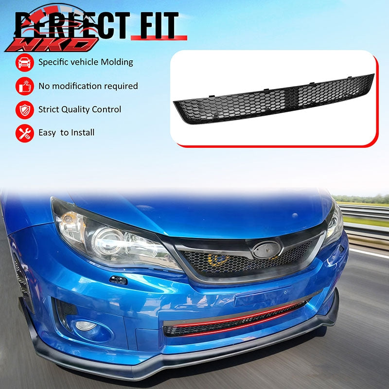 Fits 11-14 Subaru Impreza WRX & WRX STI Carbon Fiber Look Honeycomb Lower Grille