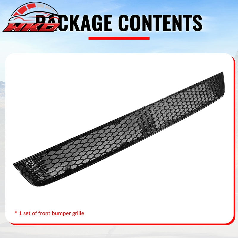 Fits 11-14 Subaru Impreza WRX & WRX STI Carbon Fiber Look Honeycomb Lower Grille