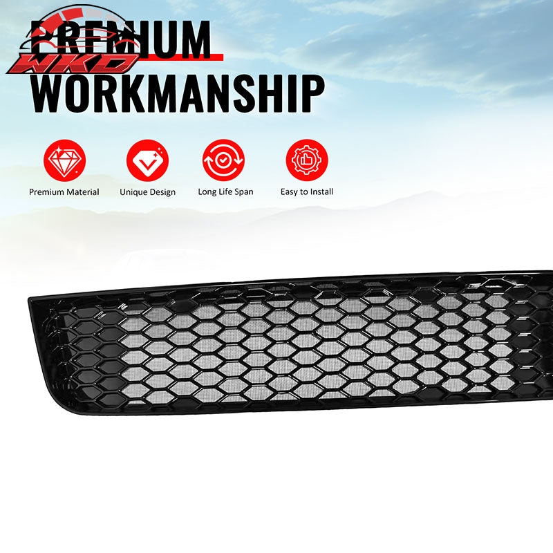 Fits 11-14 Subaru Impreza WRX & WRX STI Gloss Black Honeycomb Lower Grille PP