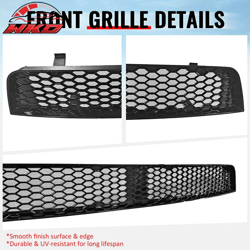 Fits 11-14 Subaru Impreza WRX & WRX STI Gloss Black Honeycomb Lower Grille PP