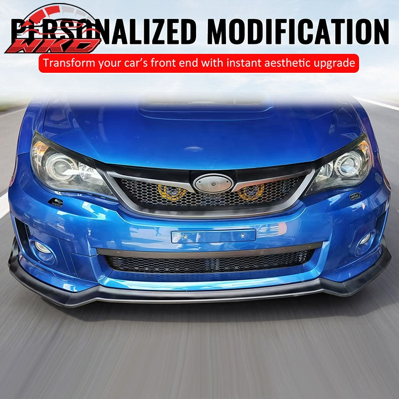 Fits 11-14 Subaru Impreza WRX & WRX STI Gloss Black Honeycomb Lower Grille PP
