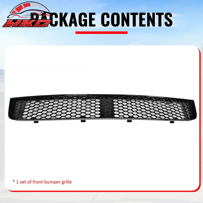 Fits 11-14 Subaru Impreza WRX & WRX STI Gloss Black Honeycomb Lower Grille PP