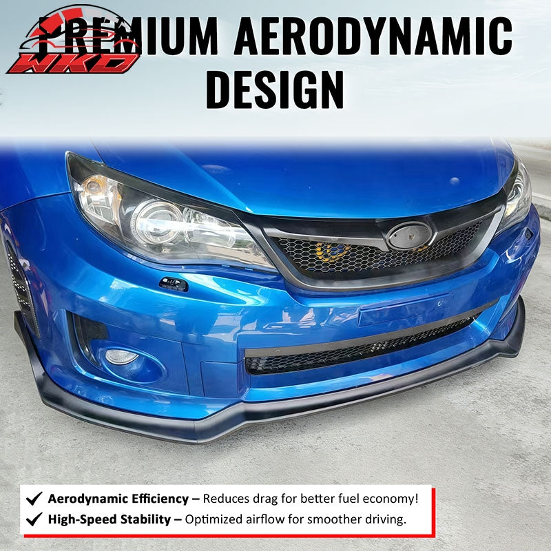 Fits 11-14 Subaru Impreza WRX & WRX STI Gloss Black Honeycomb Lower Grille PP