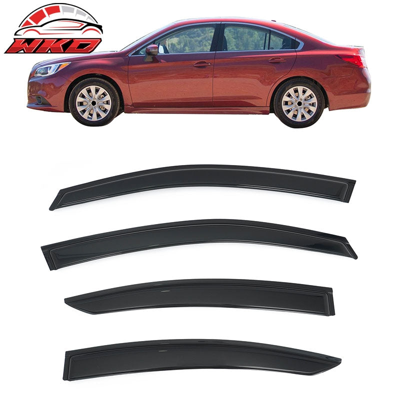 Wholesale 15-19 Subaru Legacy Sedan Smoke Acrylic Window Visors Deflectors 4PCS Set