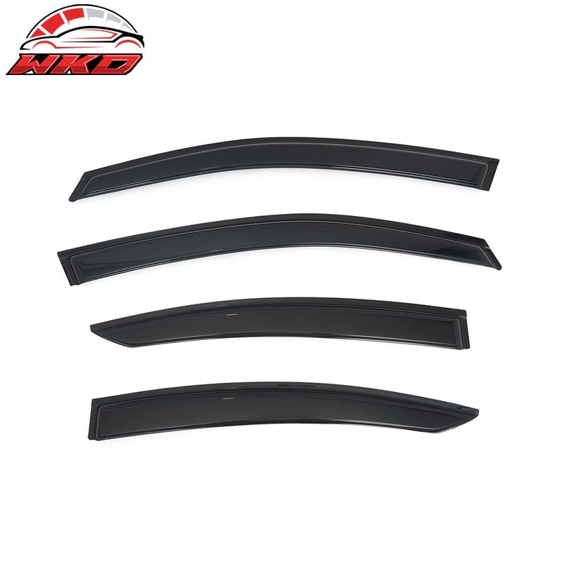 Fits 15-19 Subaru Legacy Sedan Smoke Acrylic Window Visors Deflectors 4PCS Set